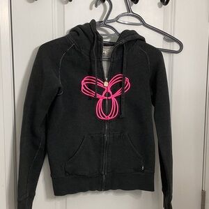 TNA Gray Zip-Up Hoodie